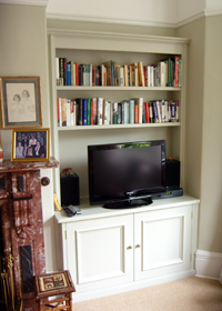 Traditional Bespoke Fitted Alcove Cupboard & Shelving Unit Newcastle